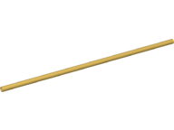 LEGO® los onderdeel Slang Stijf in kleur Parel Goud 75c16