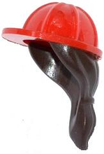 Plaatje in Gallery viewer laden, LEGO® los onderdeel Hoofddeksels in kleur Rood 16178pb01