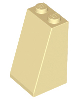 Plaatje in Gallery viewer laden, LEGO® los onderdeel Dakpan Algemeen in kleur Geelbruin 3684c