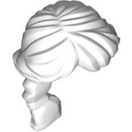 LEGO® los onderdeel Haar in kleur Wit 88286