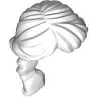 Plaatje in Gallery viewer laden, LEGO® los onderdeel Haar in kleur Wit 88286