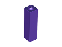 Plaatje in Gallery viewer laden, LEGO® los onderdeel Steen in kleur Donkerpaars 14716