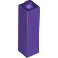 Plaatje in Gallery viewer laden, LEGO® los onderdeel Steen in kleur Donkerpaars 14716