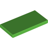 LEGO® los onderdeel Tegel Algemeen in kleur Fel Groen 87079