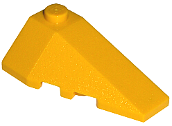 LEGO® los onderdeel Wig in kleur Helder Licht Oranje 43711