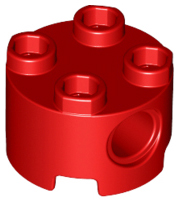 Plaatje in Gallery viewer laden, LEGO® los onderdeel Steen Rond in kleur Rood 17485
