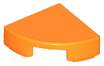 LEGO® los onderdeel Tegel Rond in kleur Oranje 25269