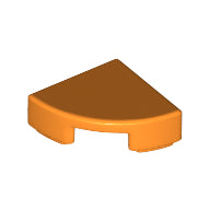 LEGO® los onderdeel Tegel Rond in kleur Oranje 25269