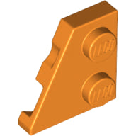 LEGO® los onderdeel Wig Plaat in kleur Oranje 24299