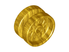 LEGO® los onderdeel Wiel in kleur Parel Goud 18976