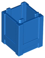 LEGO® los onderdeel Container in kleur Blauw 61780