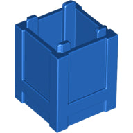 Plaatje in Gallery viewer laden, LEGO® los onderdeel Container in kleur Blauw 61780