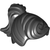 Plaatje in Gallery viewer laden, LEGO® los onderdeel Haar in kleur Zwart 13785