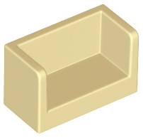 LEGO® los onderdeel Paneel in kleur Geelbruin 23969