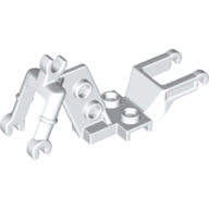 LEGO® los onderdeel Fiets & Motor in kleur Wit 18896