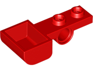 LEGO® los onderdeel Plaat Aangepast in kleur Rood 88289