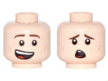 Plaatje in Gallery viewer laden, LEGO® los onderdeel Hoofd in kleur Lichte Noga 3626cpb1765