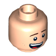 Plaatje in Gallery viewer laden, LEGO® los onderdeel Hoofd in kleur Lichte Noga 3626cpb1765