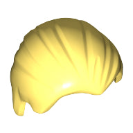 Plaatje in Gallery viewer laden, LEGO® los onderdeel Haar in kleur Helder Lichtgeel 92081
