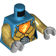 LEGO® Lijf met Motief Donker Azuurblauw 973pb2729c01