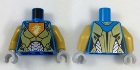 LEGO® Lijf met Motief Donker Azuurblauw 973pb2729c01