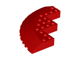 LEGO® los onderdeel Steen Rond in kleur Rood 58846