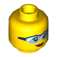 Plaatje in Gallery viewer laden, LEGO® los onderdeel Hoofd in kleur Geel 3626cpb1766