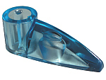 Plaatje in Gallery viewer laden, LEGO® los onderdeel Bionicle Doorschijnend Medium Blauw x346
