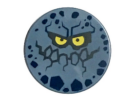 LEGO® onderdeel Tegel Rond met Motief Zandblauw 14769pb184