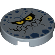 LEGO® onderdeel Tegel Rond met Motief Zandblauw 14769pb184