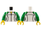 LEGO® los onderdeel Lijf met Motief Wit 973pb2607c01