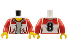 LEGO® los onderdeel Lijf met Motief Wit 973pb2626c01
