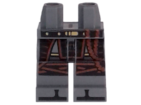 LEGO® Benen met Motief Donker Blauwachtig Grijs 970c00pb0657