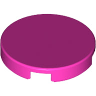 LEGO® los onderdeel Tegel Rond in kleur Donker Roze 14769