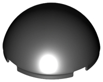 LEGO® los onderdeel Cilinder in kleur Zwart 86500