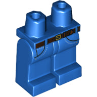 Plaatje in Gallery viewer laden, LEGO® los onderdeel Benen met Motief Blauw 970c00pb0607