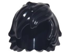 LEGO® los onderdeel Haar in kleur Zwart 25378