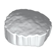 LEGO® los onderdeel Haar in kleur Wit 25379