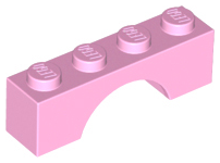 LEGO® los onderdeel Steen Boog in kleur Fel Roze 3659