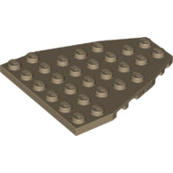Plaatje in Gallery viewer laden, LEGO® los onderdeel Wig Plaat Donker Geelbruin 50303