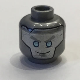 LEGO® los onderdeel Hoofd in kleur Zilver 3626cpb1809