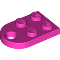 LEGO® los onderdeel Plaat Aangepast Donker Roze 3176