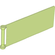 LEGO® los onderdeel Vlag Doorschijnend Helder Groen 30292