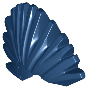 LEGO® los onderdeel Haar in kleur Donkerblauw 93563