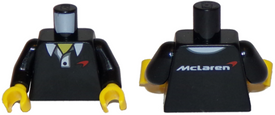 LEGO® los onderdeel Lijf met Motief Zwart 973pb2843c01