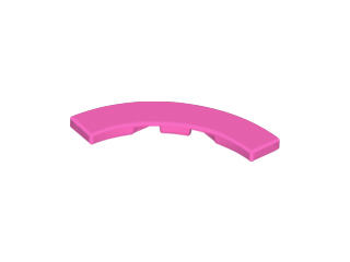 LEGO® los onderdeel Tegel Rond in kleur Donker Roze 27507
