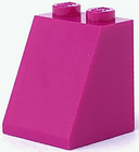 LEGO® los onderdeel Dakpan Algemeen in kleur Magenta 3678b