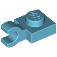 LEGO® los onderdeel Plaat Aangepast Medium Azuurblauw 61252