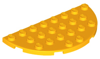Plaatje in Gallery viewer laden, LEGO® los onderdeel Plaat Rond Helder Licht Oranje 22888