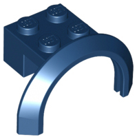 Plaatje in Gallery viewer laden, LEGO® los onderdeel Spatbord in kleur Donkerblauw 50745